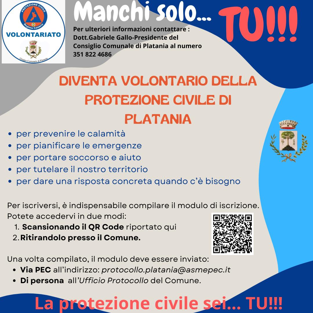 Diventa volontario della protezione civile!